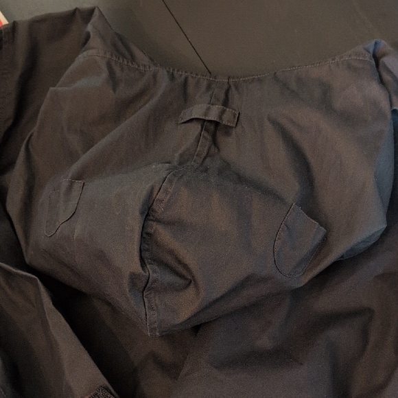 Vintage Calvin Klein Jeans Charcoal Lace-Up Rain Jacket Y2K 90's - Picture 9 of 13